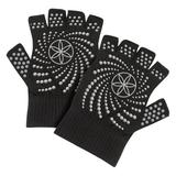 Gaiam Super Grippy Yoga Gloves - Set of 2 - Black/Grey