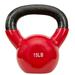 Sunny Health & Fitness Vinyl Coated Kettle Bell - 15Lbs - NO. 066-15