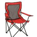 Coleman Broadband Mesh Quad Adult Camping Chair Red