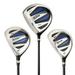 Ram Golf EZ3 Mens Wood Set - Graphite Driver 3 & 5 Wood Lefty - w/ Headcovers