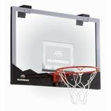 Silverback 23 In. LED Light-Up Over the Door Mini Basketball Hoop Includes Mini Basketball and Air Pump