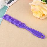 Professional Haircut Blade Comb Dual Sides Cutting Dual Sides Cutting Slim Haircuts Blade Beauty Salon Home Hairdressing Hair Trimmer Comb Purple