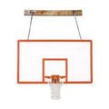 First Team FoldaMount46 Performance Steel-Fiberglass Side Folding Wall Mounted Basketball System44; Desert Gold