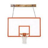 First Team FoldaMount46 Performance Steel-Fiberglass Side Folding Wall Mounted Basketball System44; Desert Gold