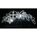 #14827 - Tapered Climbing Floral Side Hair Comb