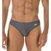 Men s Speedo 7300165 Solar 1 Inch Swim Brief (Heather Grey 36 Waist)