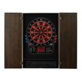 Viper Metropolitan Espresso Soft Tip Dartboard Cabinet and Viper 800 Electronic Dartboard