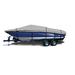 SavvyCraft V-hull Runabouts Bowrider Trailerable Boat Cover Fits 22 -24 L Beam width 116 Grey