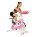 Sunny Health & Fitness Pink Belt Drive Premium Indoor Cycling Exercise Bike - Stationary Trainer Workout Bike P8150