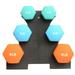 BalanceFrom 32 Pounds Dumbbell Set with Stand