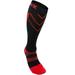 CSX Compression Socks Sport Recovery Style 20-30 mmHg S RED ON BLACK (X220RB-S)