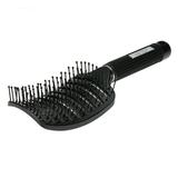 Abody Hairbrush Nylon Detangle Women Hair Scalp Massage Comb Paddle Hair Brush for Hairdressing Salon Black