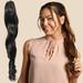 Madison Braids Women s Clip On Long Ponytail Hair Extension Hair Piece - Naomi - Dark Brown