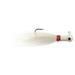 Hurricane H-BEB34-1 Bug eye Buck tail 3/4 Oz. White-2 Pack Fishing Jig head