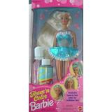 Foam N Color Barbie: Washable Foam-in Hair Color for Bathtime Fun! (Blue)