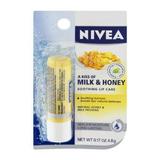 Nivea A Kiss of Milk & Honey Lip Care 0.17 OZ (Pack of 6)