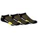 MOXY Socks No-Show Performance AiRFLeX Yoga Socks 3-Pack Black/Yellow/White