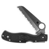 SPYDERCO RESCUE 3 FOLDER 3.57 VG-10 SAW FIBERGLASS REINFORCED NYLON BLACK