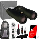 NIKON 10x42 Prostaf 5 WP Binocular 7571 with Lens Tissue Backpack and Cleaning Kit