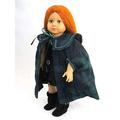 Navy and Green Plaid Coat For 18 Inch Dolls
