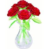 Bepuzzled Standard - Roses in A Vase 3D Crystal Puzzle