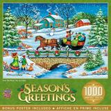 MasterPieces 1000 Piece Christmas Jigsaw Puzzle - Over the River