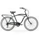 sixthreezero Around The Block Men s 7-Speed Beach Cruiser Bicycle 24 Wheels Matte Black