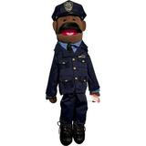 Sunny Toys GS4308B 28 In. Ethnic Dad Policeman- Full Body Puppet