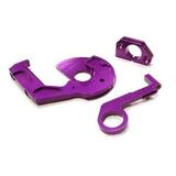 Integy RC Toy Model Hop-ups C26496PURPLE Billet Machined Motor Mount Set for Vaterra Twin Hammers 1.9 Rock Racer