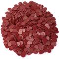 Royal Bingo Supplies 1000-pack of Solid Opaque 3/4-inch Bingo Chips Counting & Math Activity (Red)