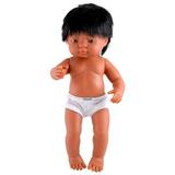 Miniland Educational 15 Hispanic Boy Baby Doll with Anatomically Correct Features