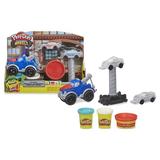 Play-Doh Wheels Tow Truck Toy with 3 Non-Toxic Play-Doh Colors (6 oz)