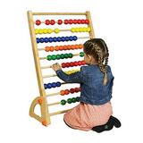 Constructive Playthings Standing Wooden Frame Counting Toys Ages 12 Months - 3 Years
