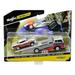1957 Chevrolet Bel Air Gasser #786 Silver and Red with Ramp Tow Truck Elite Transport 1/64 Diecast Models by Maisto