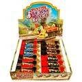 Classic Steam Locomotive Train Diecast Package - Box of 12 7 Inch Scale Diecast Model Trains Assorted Colors