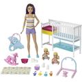 Barbie Skipper Babysitters Inc Nap n Nurture Nursery Playset with Brunette Doll Baby & Accessories