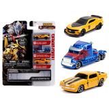 Jada Toys Nano Hollywood Rides Transformers 3pk Die Cast Vehicles