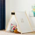 South Shore Sweedi Organic with Chalkboard Cotton Play Tent White