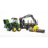 Bruder 09805 John Deere 1210E Log Hauler 4 Trunks and Grabber 26.10.10