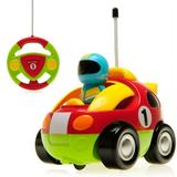 4 Cartoon R/C Race Car Remote Control Toy for Toddlers MC66R Toy for Kid 2 to 4 Year