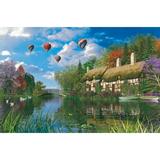 Wuundentoy Premium Edition Cabin at the Shore of the River 1000 Pieces Jigsaw Puzzle
