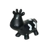 Black Cow Bounce & Ride-on Inflatable Hopper Toy with Pump