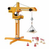 Hape Playscapes Crane Lift Playset Yellow - Kid s Construction Toy Set