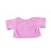 pink t-shirt outfit teddy bear clothes fits most 14 - 18 build-a-bear vermont teddy bears and make your own stuffed animals