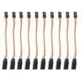 HobbyFlip 10CM Servo Lead Extention (JR) 26AWG 10 x Wires Compatible with DJI Phantom 2