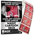 Magic Makers Magic Cartoon Deck - Specialty Card Trick Deck