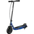 Razor Black Label E100 Electric Scooter â€“ Blue up to 10 mph 8 Pneumatic Front Tire for Kids Ages 8+