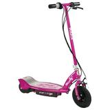 Razor E100 Electric Scooter for Kids Ages 8 and Up 8 In. Air-filled Front Tire Hand-Operated Front Brake Up to 10 Mph and 40 min Continuous Ride Time
