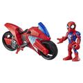 Marvel: Superhero Adventures Spider-Man Swingin Speeder Kids Toy Vehicle Action Figure Set for Boys and Girls 2 Pieces