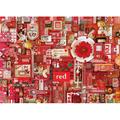 Jigsaw Puzzle 1000 Pieces 26.625 X19.25 -Rainbow Project - Red